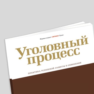 Журнал «Уголовный процесс»